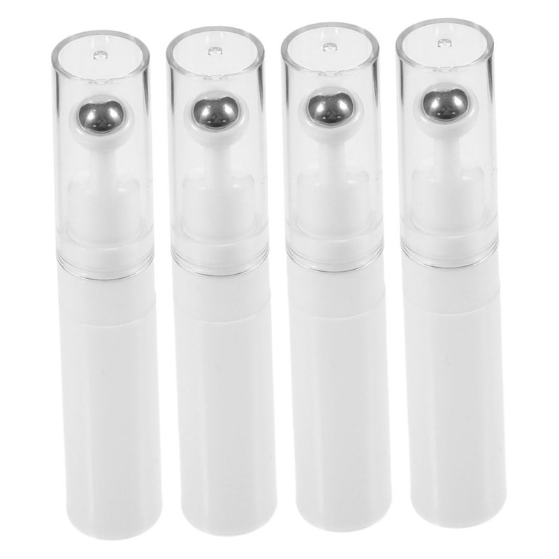 WOONEKY 4pcs Roll Essential Oil Bottles Portable Globe Ball Containers
