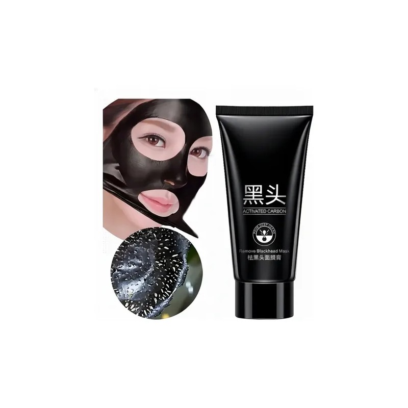 Mascarilla Facial Bioaqua Puntos Negros Carbón Activado 60 G