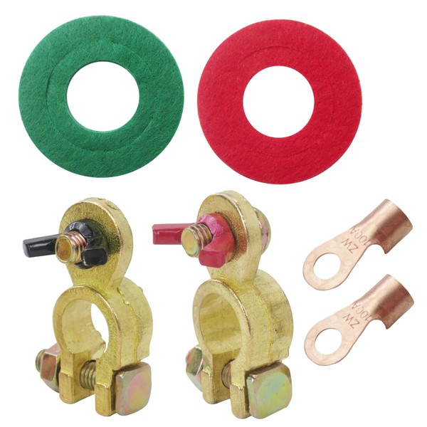 Brass Battery Terminal Connector Top Post End Clamps Prevent Corrosion