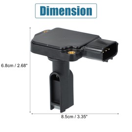 Car Mass Air Flow Sensor Meter Replacement AFH70M-19 for Nissan Pathfinder 3.3L V6 at 2WD LE 1998 1999 2000 Mass Airflow Sensor