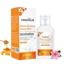Hibiscus and Honey Firming Moisturizing Cream - For Face and Neck, Enriched with Collagen, Enhances Skin Elasticity, Improves Skin Appearance