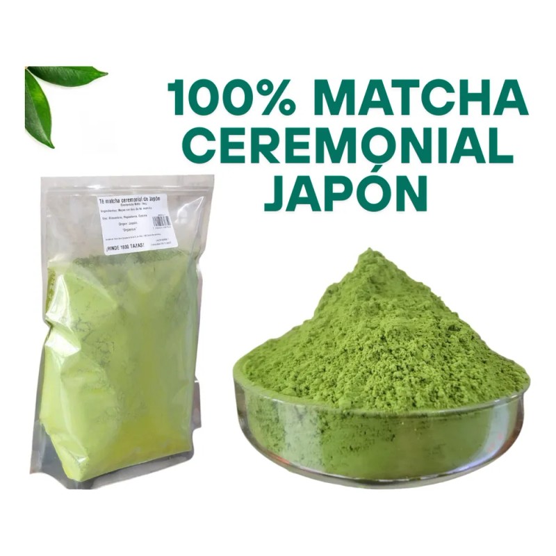 Té Matcha Ceremonial 1kg Grado Puro-matcha Japón. ¡orgánico!