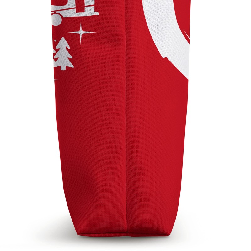 Camping Items in Heart Shape Tote Bag