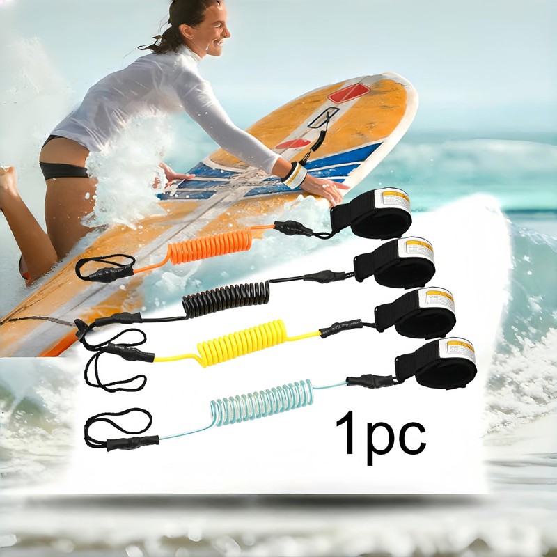 HerFarCai Surfboard Leash, Straight Surf Board Leg Rope with Wrist/Ankle