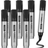 Fuutreo 6 Pcs Jumbo Permanent Markers Bulk Large Permanent Markers