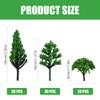XEERUN 70pcs Mixed Model Trees, Landscape Model Diorama Trees Mixed,