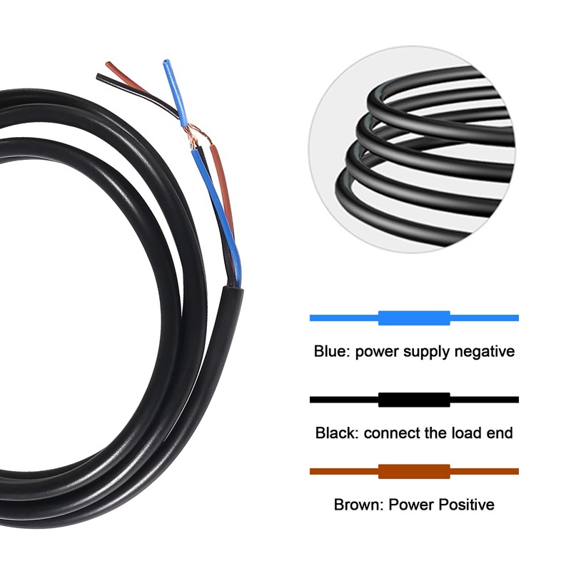 Diitao 3PCS Proximity Switch DC 6-36V Approach Sensor Inductive Proximity