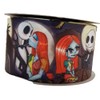 Nightmare Before Christmas Jack Kissing Sally 1" Wide Repeat Ribbon