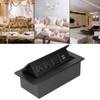Power Socket Slow Opening Waterproof Modern Recessed Power Strip Desk