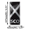 Biomar Labs 2 x Sticker Number Plate Scotland Scottish SCO
