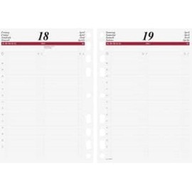 rido/idé Daily Calendar Timing 1 2024 1 Page = 1 Day A5 White