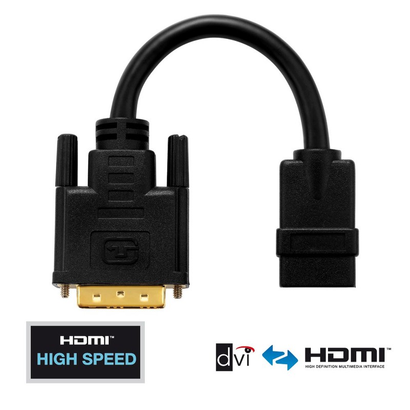 PureLink PureInstall Series PI065 Certified High-Speed DVI to HDMI Adaptor