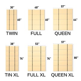 Yarfyk Folding Box Spring, Bed Plate,Queen Bed Board Under Mattress Support,Bed Plate Support Plate, Bed Plate Under, Full 60"x 48"