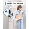 Keyless Entry Door Lock with Handle, App Control Front Door