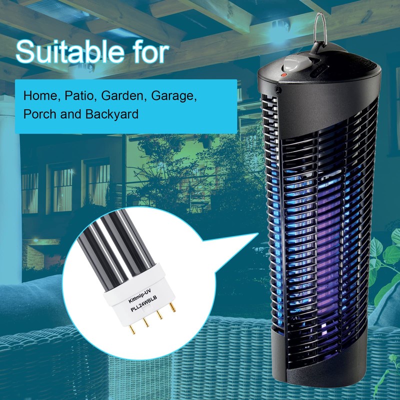 Kittmip 24w B24b Bug Zapper Replacement Bulbs 24w Uv Light