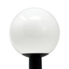 KastLite 12" Outdoor Light Post Globe Combo, Fits 3" Posts
