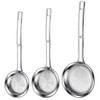 Homaisson 3 Pcs Fine Mesh Strainer Kitchen Set, Stainless Steel