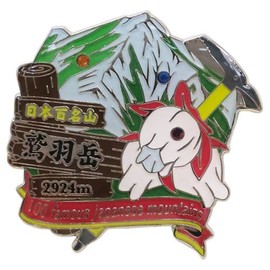 Japan Hundreds 名山 [Pin Badge] 1 Tier Award Pin/鷲羽岳 eiko- Trekking Climbing Goods mail order