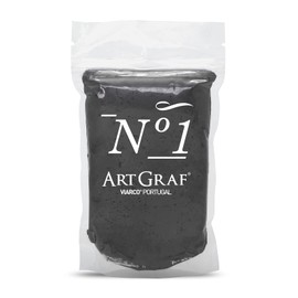 Art Graf Water Soluble Graphite Kneadable Drawing Putty 150g Package, Grey