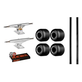 INDEPENDENT 169 Skateboard Trucks, Powell Mini-Cubic Black Wheels, Black Rails, Reds