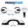 2-Pack Suction Cup Grab Bars for Bathroom & Glass Doors