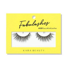 KARA BEAUTY Style A51 FABULASHES 3D Faux Mink Lashes