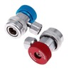 Bowarepro AC R134a Adapter Fitting Quick Coupler Adjustable Quick Joint