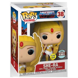 POP Retro Toys: Masters of The Universe - She-Ra Glow-in-Dark Funko Specialty Series Pop! Vinyl Figure (Bundled with Compatible Pop Box Protector Case), Multicolored, 3.75 inches