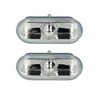 MKAREPART Side Marker Indicator Repeater Light Lamp Lens Clear Compatible