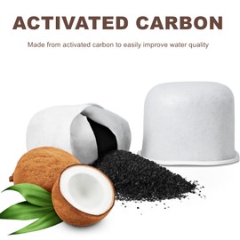 6PCS Charcoal Filters for Breville Water Filter,Coffee Maker Water Filters for Breville Water Filter Replacement for Espresso Machine BWF100,BES810.BES870,BES860XL,BES870XL,BES900XL,BES920XL,BES980XL.