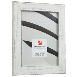 Craig Frames Jasper Picture Frame, 12 x 17 Inch, Country Marshmallow White