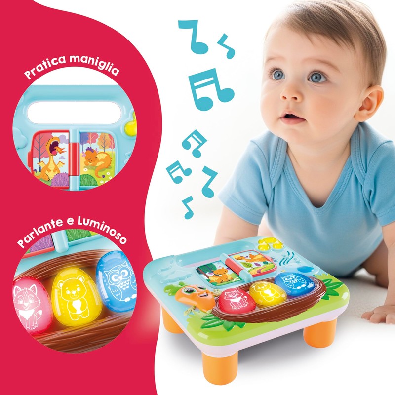 Lisciani Giochi - Carotina Baby Mini tavolino educativo Il Bosco,