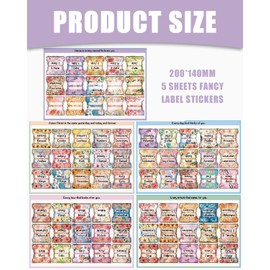 MOPZIJA 5 x Stickers Laminated Bible Tabs, Large Christian Gift for Women, Easy to Read and Use Bible Journaling Tabs, Bible Register German, Bible Register, Gifts