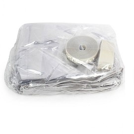 Magnetic Draft Stopper Entrance Door Curtain Insulated Curtain Medium (White)