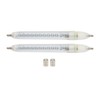 2 Pcs LED Underwater Fishing Light Night Fishing Lure Bait