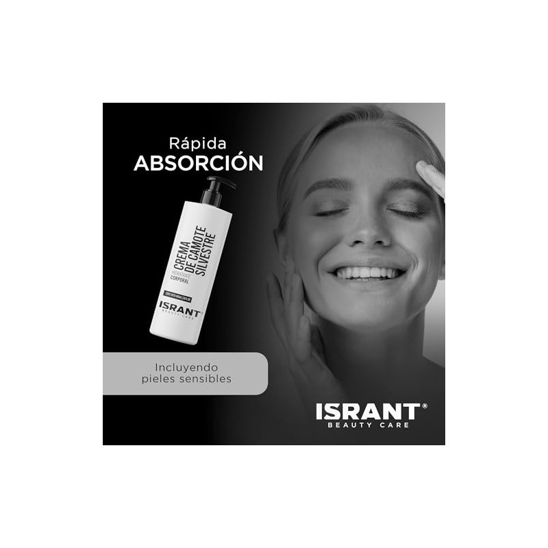 Crema Corporal Hidratante Nutritiva Camote Silvestre 480ml Skin Care Hidratación