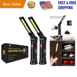 Compact 360° Rotating Rechargeable Work Light - Lightweight & Multi-Function