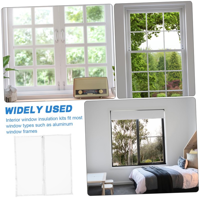 OSALADI Window Insulation Film Heat Blocking Film for Winter Excluder