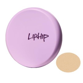LIPHIP Liphip Powder Pact, 0.3 oz (10 g), 03 Natural, NATURAL Face Powder, Unbreakable, Powder Foundation, Pore Cover, Non-stick, Mad, Makeup, Petit Pla, Mask, Crumble Resistant, Funde, Korean