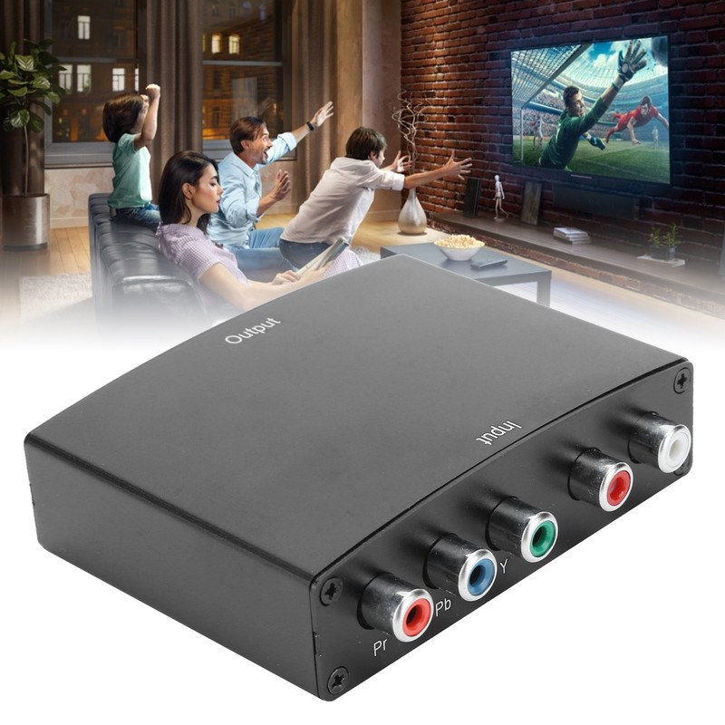 YPbPr to HDMI Converter Portable L/R Audio RGB Adapter Cable
