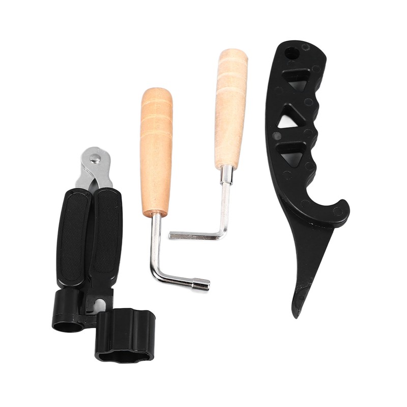 Guitar String Tool Set String Stretching Tool Winder Cutter and