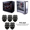 5 Pcs IEC320 C6 to IEC320 C5 Power Adapter Computer