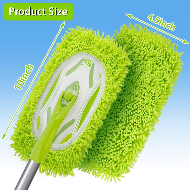 Unoutur Reusable Dry Sweeping Cloths Microfiber Wet Mop Pads Compatible