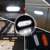 Oyviny 6 Inch Oval White LED Trailer Tail Lights with