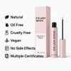 Natural Eyelash Growth Serum, Vegan and Cruelty-Free, Oil-Free Formula,3ml/0.1 fl