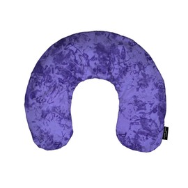 Mother Earth Pillows Large Triggerpoint Flax Pillow for Neck and Shoulder Relief (Purple Print - No Herbs Added)