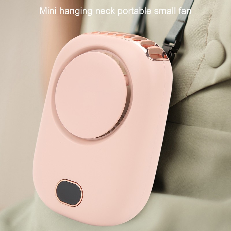Hanging Neck Fan Portable USB Charging Leafless Fan Large Wind