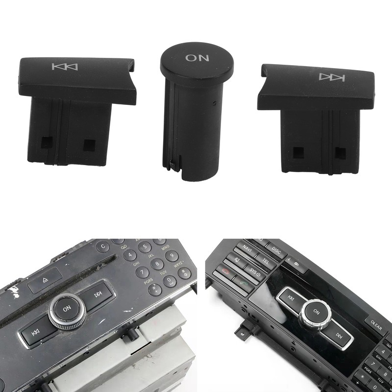 3Pcs set Radio Volume Adjust Control Button Knob Replacement for