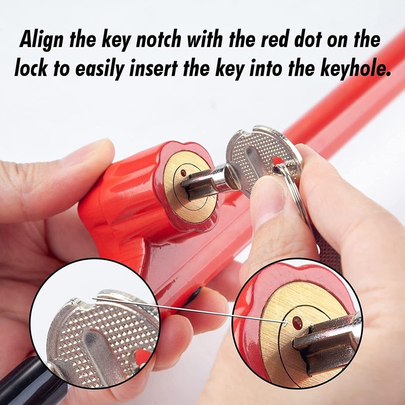 Cartman Steering Wheel Brake Lock, Vehicle Anti-Theft Security Brake Pedal