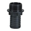Ribiland PRRAC1MX19 Grooved Connector, Plastic, M, 1"/19, Black, 7x4x4 cm